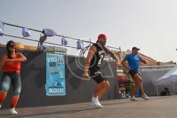 Clases magistrales de Zumba y Body Combat en Melenara (Foto TA)